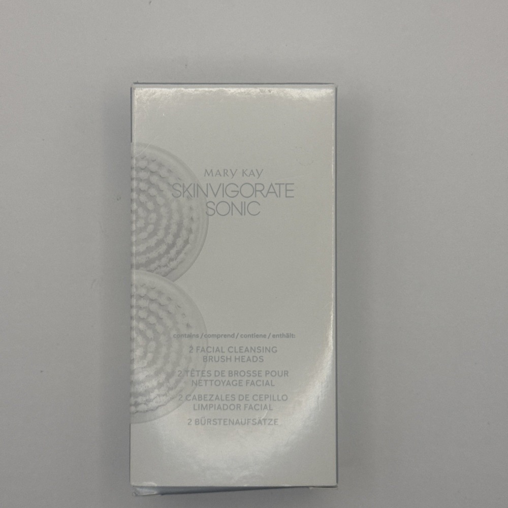 Mary Kay Skinvigorate Sonic Replacement Facial Cleansing Brushes Heads 2 Pc Pack